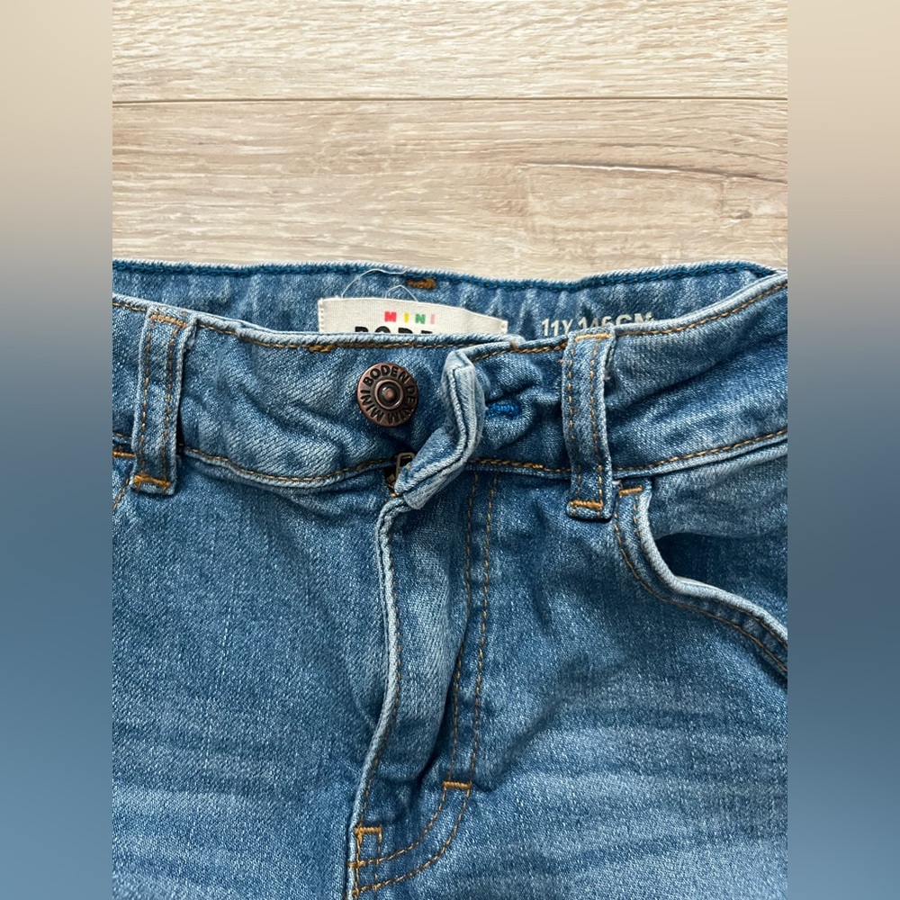 Mini Boden Boy’s Medium Vintage Denim Straight Leg Jeans - Size 11 - Picture 2 of 7